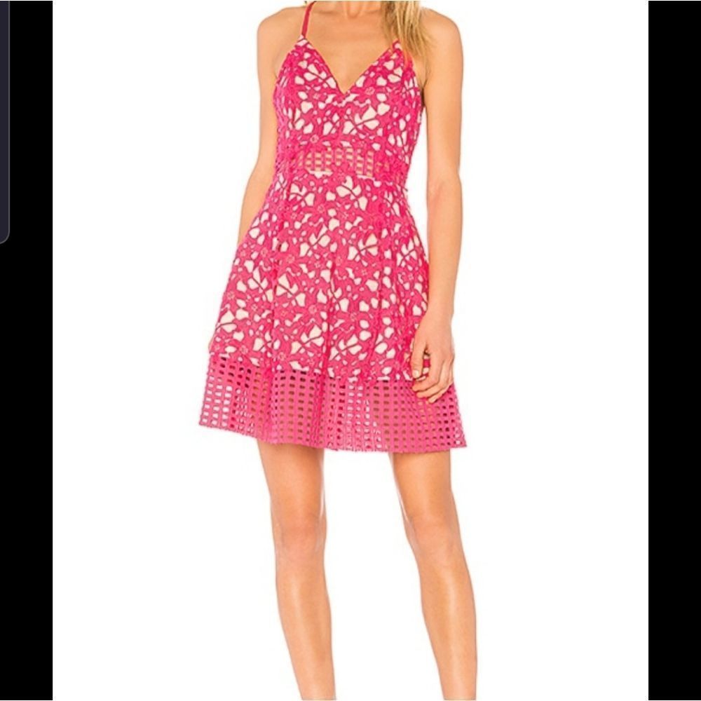 Lovers+friends Bellini Dress in Lipstick pink XXS
